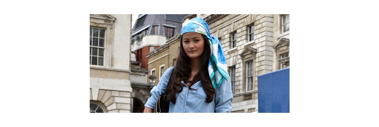 Streetstyle: Peinarse con un fular