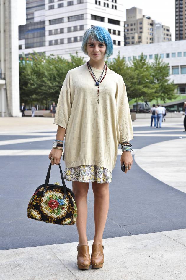 Streetstyle: Melenas a todo color para el verano