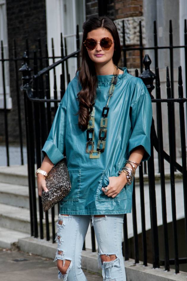 Streetstyle: El side hair largo y ondulado