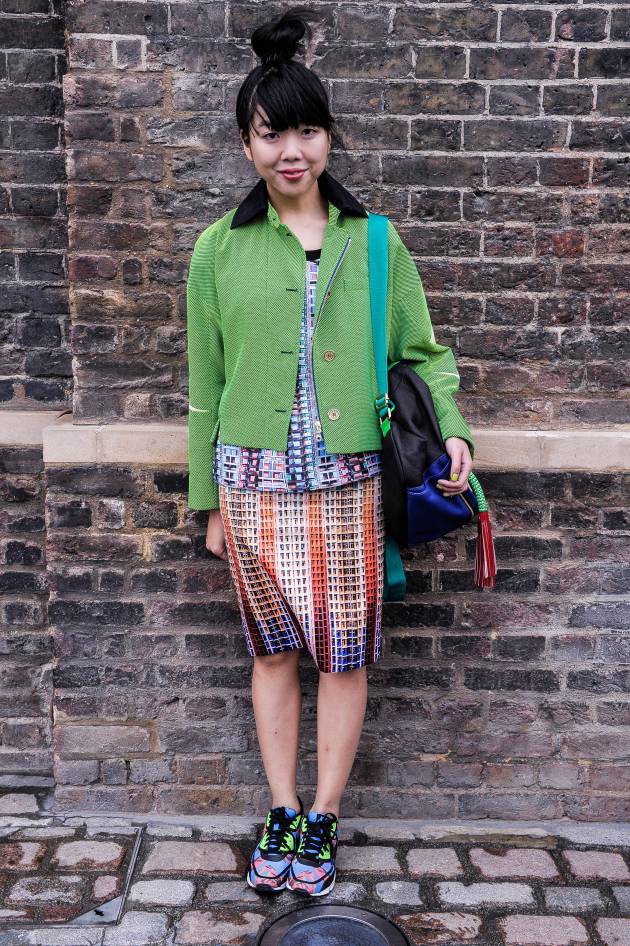 Streetstyle: El moño alto