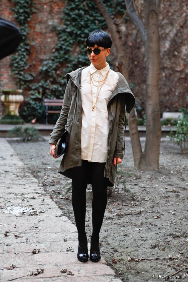 Streetstyle: el corte tipo tazón con una coloración negro ébano