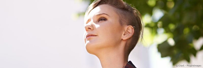 Corte rapado : la transición para cabellos largos