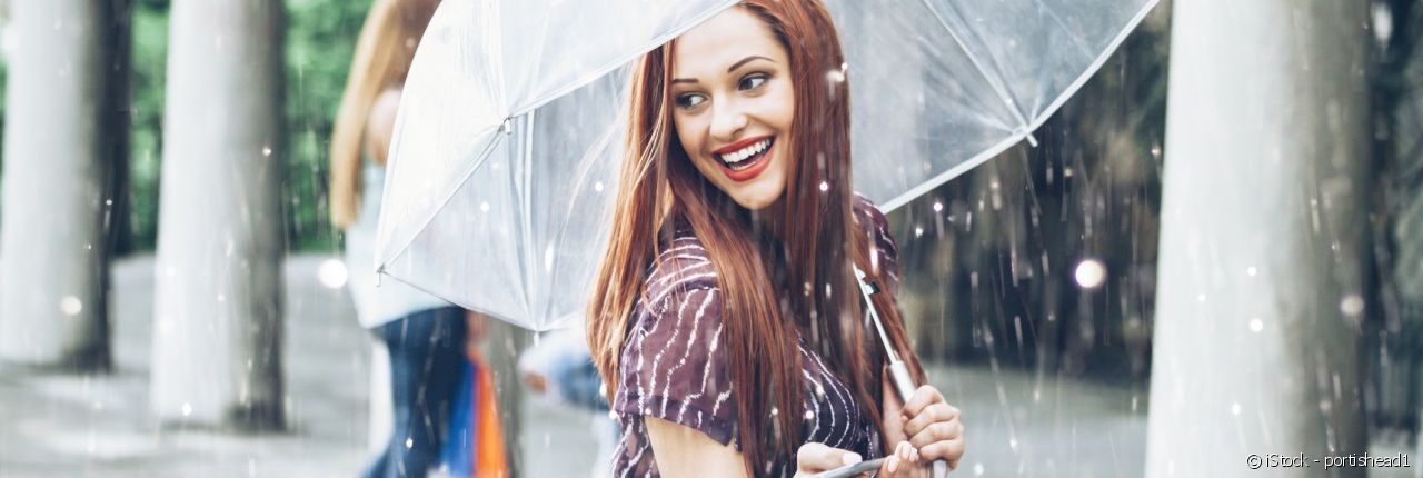 Cabello mojado por la lluvia: 3 gestos que salvan tu peinado
