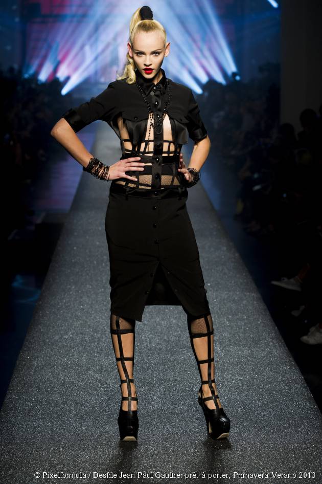 Los peinados años 80 del desfile Primavera-Verano 2013 de Jean Paul Gaultier
