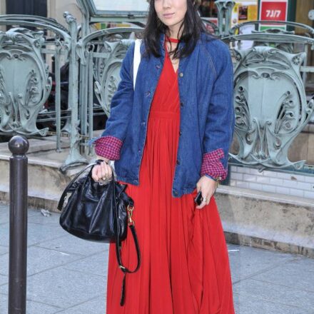 Streetstyle: el gorro de pelo con el cabello suelto