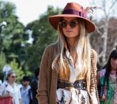 Streetstyle: el sombrero de fieltro, también en verano