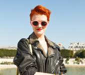 Apolline, 31 años: “Un color fuerte para un look glam’rock”