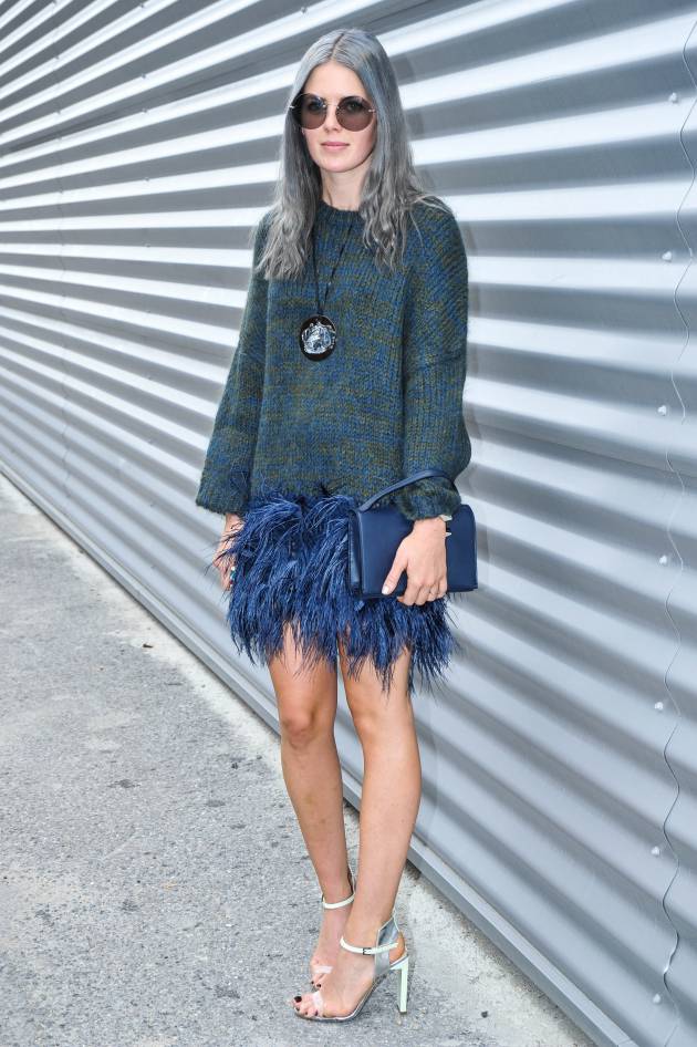 Streetstyle: Lucir una melena gris
