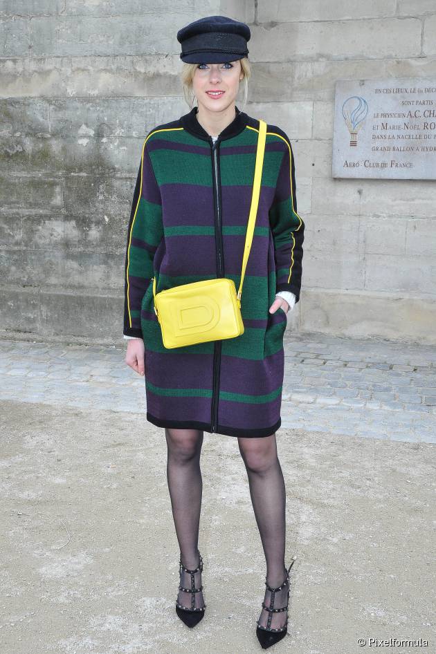 Streetstyle: llevar una gorra militar en invierno