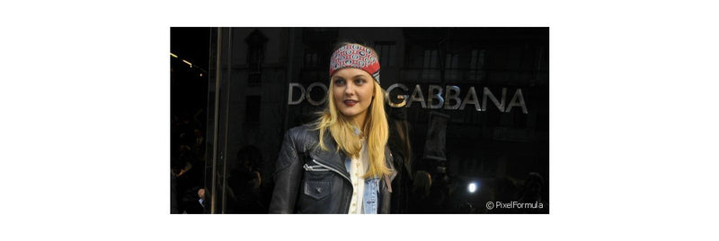 Streetstyle: el pañuelo colocado al estilo motero en invierno