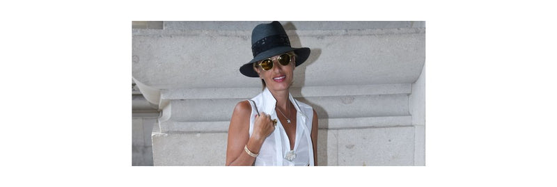 Streetstyle: el sombrero de fieltro con el cabello corto