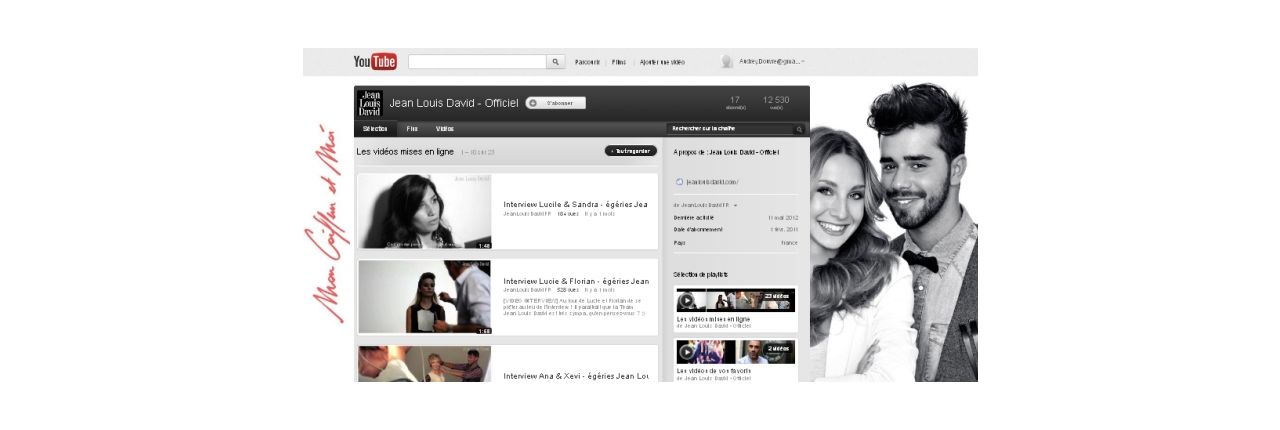 Encuentra los videos de Jean Louis David en su canal oficine YouTube