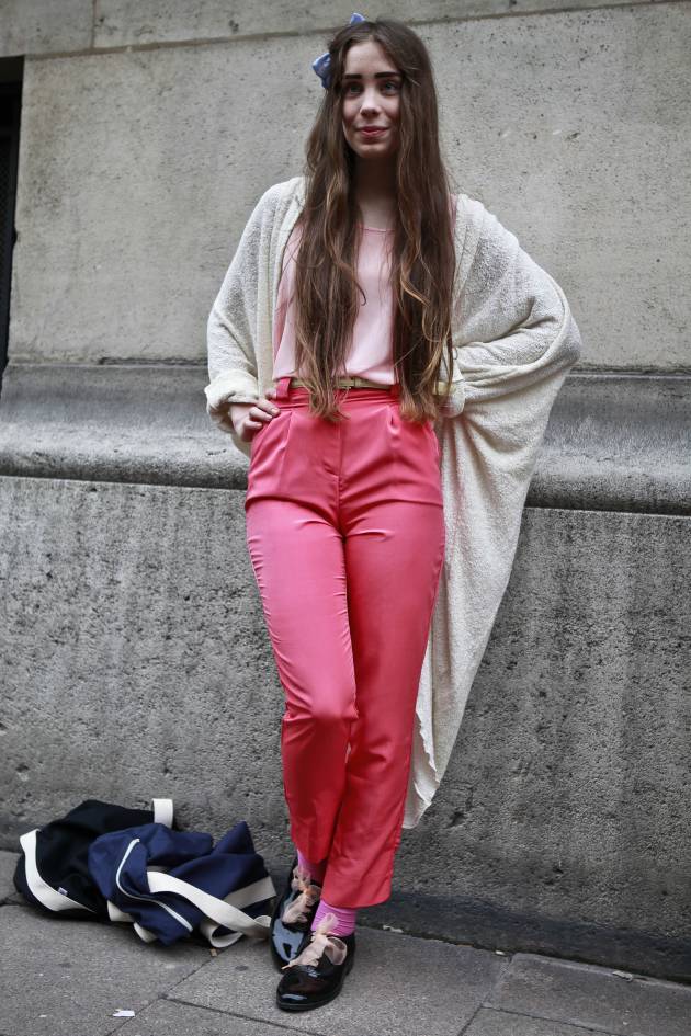 Capucine, 25 años: « Mi detalle fashion: el lazo »