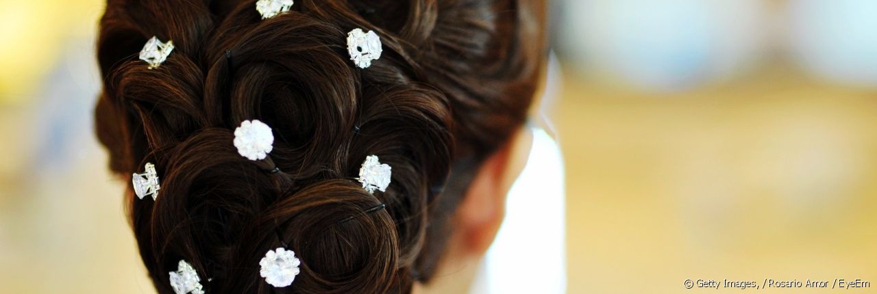 Peinados con strass