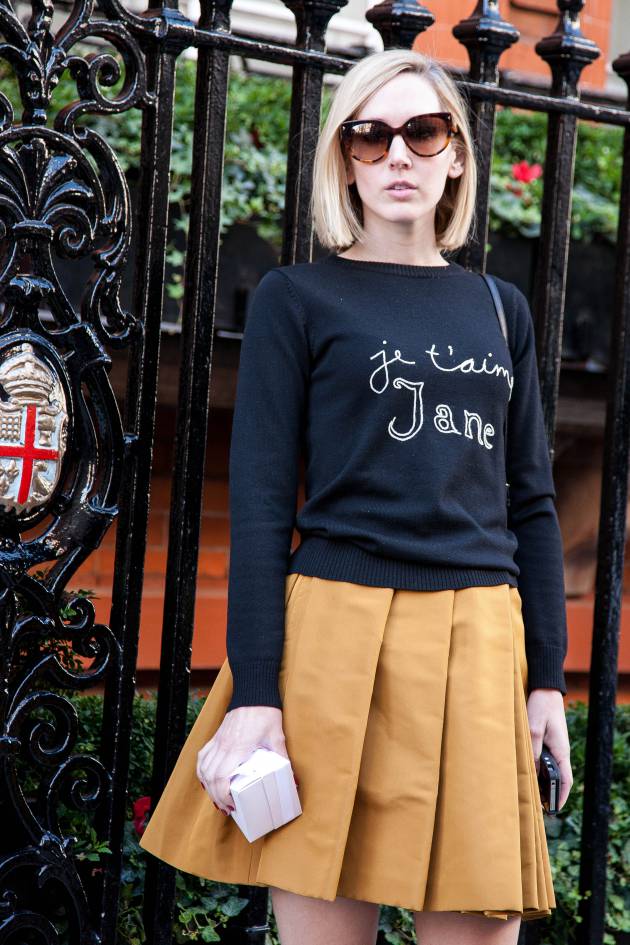 Streetstyle: la melena cuadrada lisa a la última