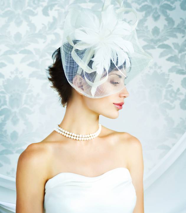 Peinados de novia para cabello corto